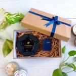 باکس هدیه مردانه فندک و زیرسیگاری آبی - کد 30