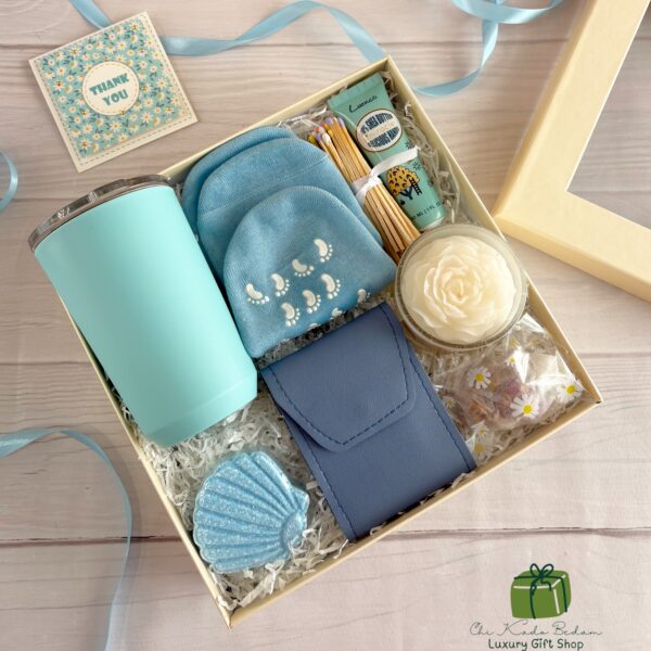 باکس هدیه آرامش آبی - کد 27