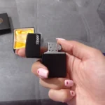 باکس هدیه مردانه فندک و زیر سیگاری مشکی - کد 29